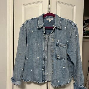 Old Navy Light Blue Denim Shirt